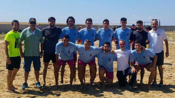 Imagen de la selección de CLM de fútbol playa - Foto FS Valdepeñas (Copiar)