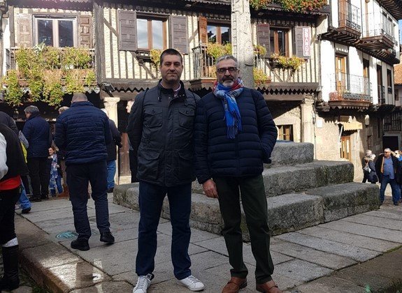 Antonio Ruiz_Alcalde Infantes y Jesús Santacruz_Concejal Turismo Almagro (Copiar)