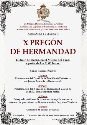 Cartel X Pregón de Hermandad (Copiar)