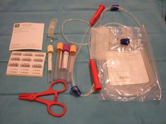 Material necesario para la extracción de sangre cordón (Copiar)