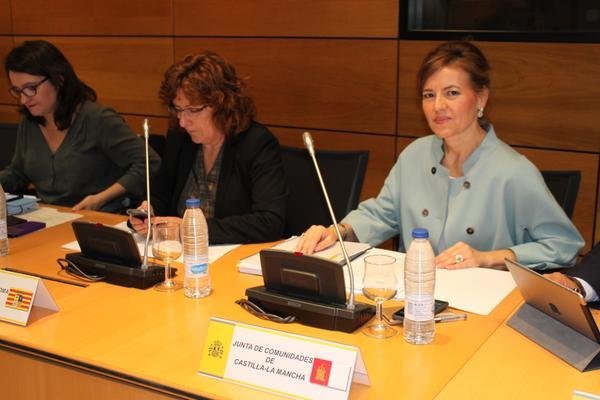 Aurelia Sánchez en el Consejo Territorial de Servicios Sociales y Dependencia