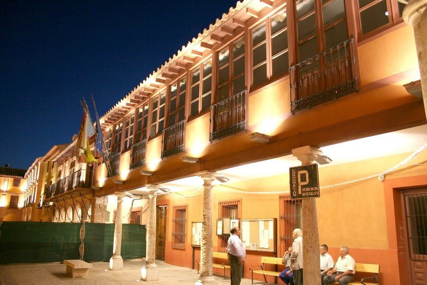 Plaza noche La Solana