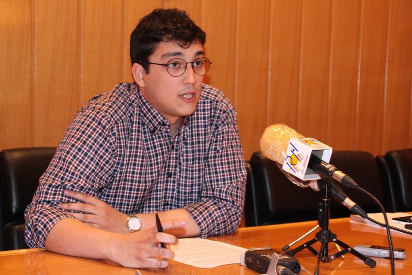 Eulalio Díaz-Cano durante la rueda de prensa